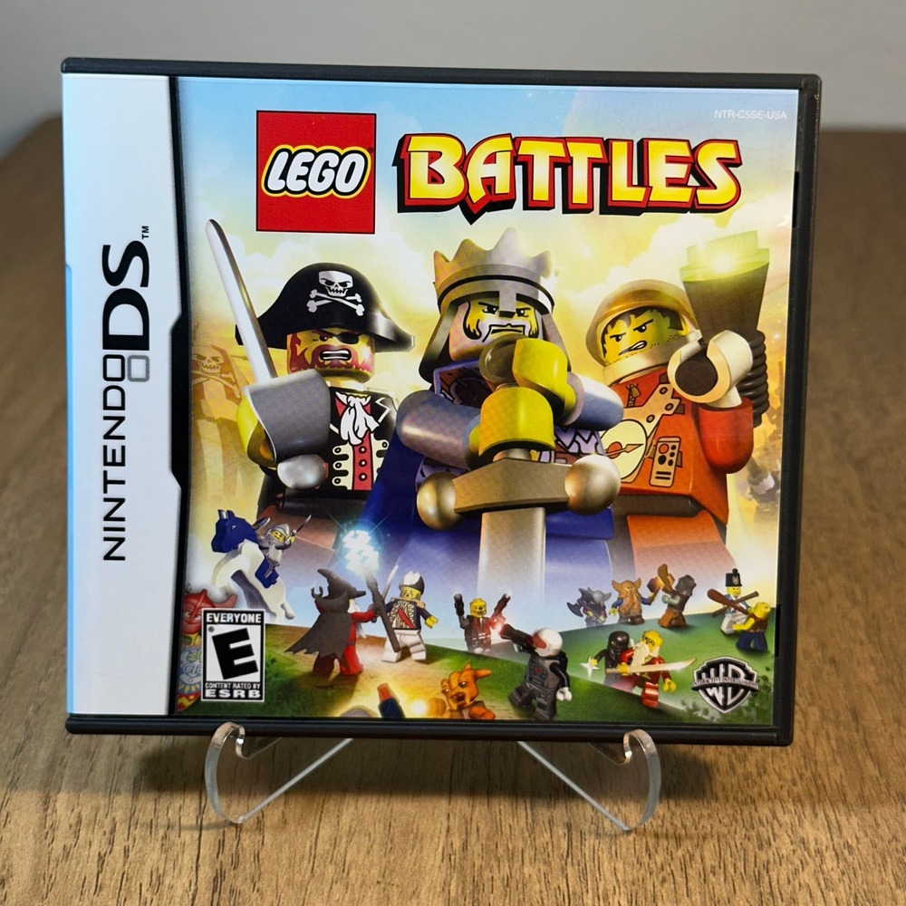 LEGO Battles Nintendo DS Case and Manual Only Good Condition RTS Strategy